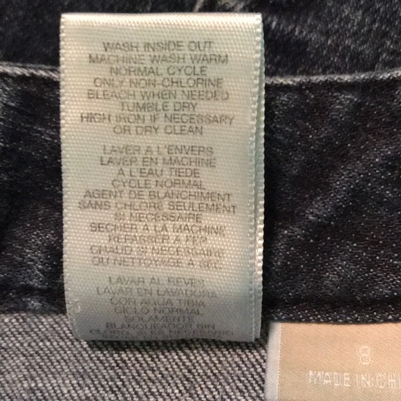 Michael Kors Dark Wash Mid-Rise Jeans Size 8 - Picture 7 of 12